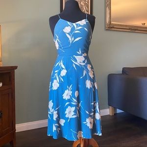 Privacy Please Low Back Floral Dress Small